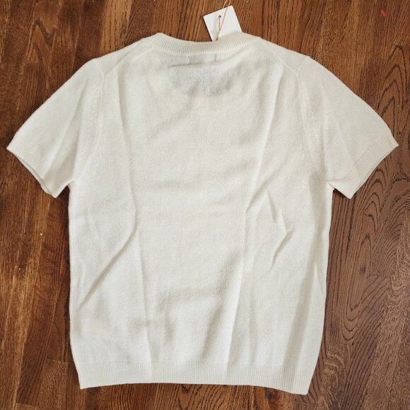 Quince Cashmere Sweater/Tee (Ivory/M) - Picture 4 of 4